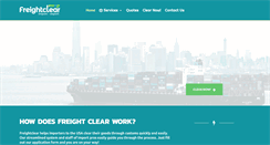 Desktop Screenshot of freightclear.com